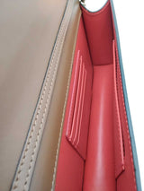 Christian Louboutin Loubi54 Brown Leather Crossbody Clutch Eb1026wrxsa