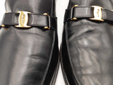 Salvatore Ferragamo Black Leather Loafers Size 10 Eb0926rxsa