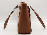 Michael Kors Sullivan Large Leather Zip Tote Beige Aa1225wzsa