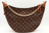 Louis Vuitton Reverse Monogram Canvas Loop Hobo Shoulder Bag Eb1026sxzde