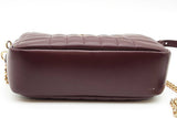 Burberry Bordeaux Quilted Leather Crossbody Bag Eb0826wrxde
