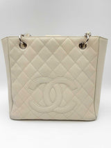 Chanel Quilted Caviar Shopping Tote Bag Eb1024crxdu