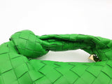 Bottega Veneta Jodie Parakeet Green Intrecciato Leather Handbag Eb0626cxzsa