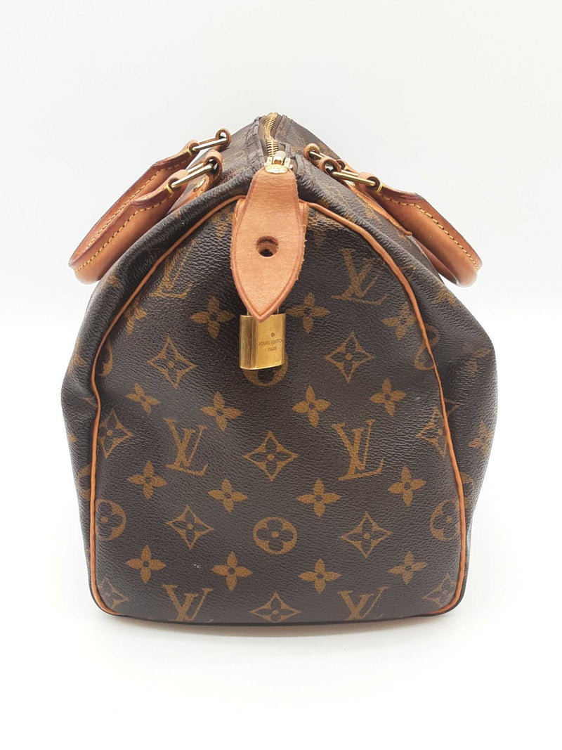 Louis Vuitton Monogram Speedy 30 Handbag Sd0925rrzde