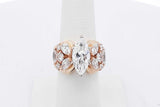 3.61cttw Diamond Ring In 14k Yellow Gold 16.5 Grams Size 6.5 Eb0926pxxzsa