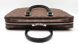Louis Vuitton Porte-documents Voyage Briefcase In Monogram Macassar Coated Canvas & Leather Fw0726irxdu