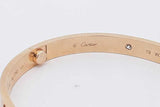 Cartier 18k Yellow Gold Love Bracelet With Diamonds 35.7g Size 19 Eb0126crxzsa