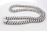 Diamond Cuban Chain Link Necklace 10k White Gold 176.3 Grams 22 In Eb1225rrxzdu