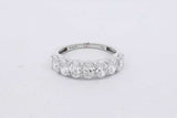 1.96cttw Lab Grown Oval Diamond Ring 14k White Gold 2.4g Size 6.75 Eb0826crxsa