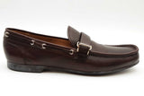 Prada Brown Leather Loafers Size 10 Eb0126lorde