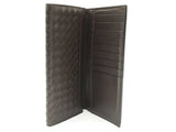 Bottega Veneta Black Intrecciato Long Wallet Sd0726lrzdu