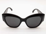 Gucci Gg0808s Oversized Butterfly Black Frame Gray Lens Sunglasses Do0925rxde