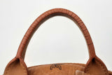 Mcm Stark Visetos Side Studs Backpack In Cognac Fw1124ocrdu