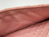 Chanel Flapbag Light Pink Leather Studded Chevron Shoulder Bag Do0924ooxzde