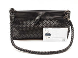 Bottega Veneta Intrecciato Black Leather Mini Shoulder Bag Sd0626oorde