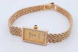 Jaguar 14k Yellow Gold Quartz 11mm Watch 16.9 Grams Eb0826lxxzde