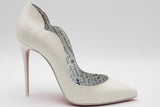 Christian Louboutin White Patent Leather Hot Chick Heels Size 37 Eb0726orxsa