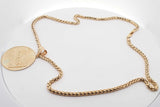 10k Yellow Gold Chain & Last Supper Pendant 22.2 Grams 23.5 Inch Eb0426lxxzsa