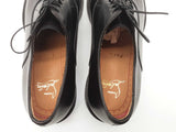 Christian Louboutin City Bro Flat Black Leather Shoes Size Eu 39.5 Do0425lxzde