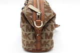 Michael Kors Logo Canvas Mini Duffle Satchel Crossbody Bag Eb0126wxde