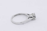 0.41ctw Diamond Ring In 10k White Gold 2.9 Grams Size 7 Eb0226ocrsa