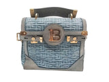Balmain B-buzz 23 Blue Purse Jg06250rzmia
