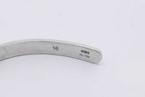 Gucci Icon 18k White Gold Cuff Bracelet 9.2 Grams Gucci Size 16 Eb0226erxsa