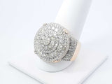 1.32 Cttw Diamond & 14k Yellow Gold Cluster Ring 14.4 Gram Size 9.5 Fw0926lorzdu