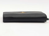 Prada Saffiano Leather Wallet Black Aa1125orzsa