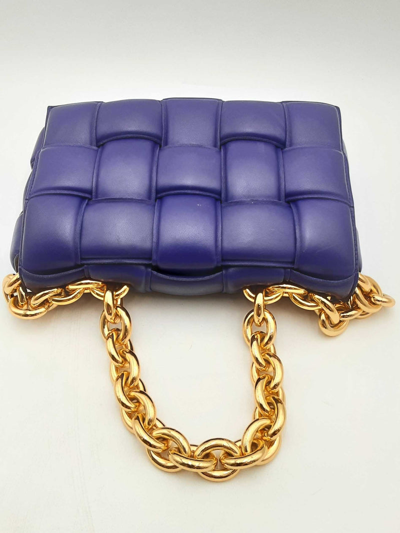 Bottega Veneta Intreccio Padded Chain Cassette Shoulder Bag Eblxxzsa