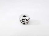 Pandora Braided Clip Charm In Sterling Silver Silver 2.7 Grams Fw0926rdu