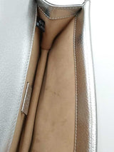 Gucci Dionysus Metallic Silver Leather Shoulder Bag Eb1026erxsa