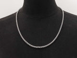 David Yurman Wheat Chain Necklace In Sterling Silver 32.8g 22 Inch Fw0426loxdu