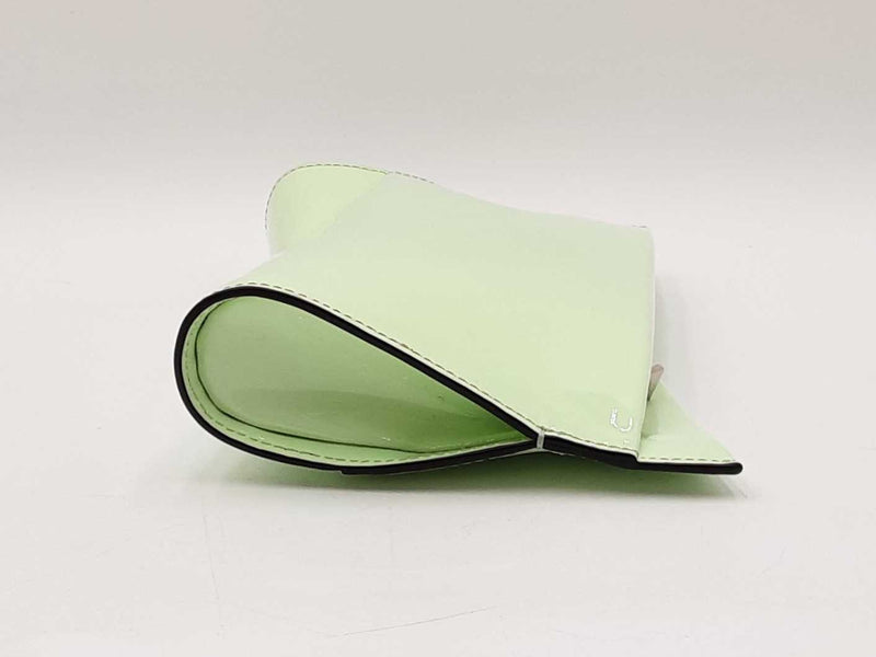 Christian Louboutin Loubitwist Patent Leather Clutch In Studio Green Fw0725lxzdu