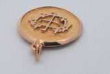 18k Yellow Gold Symbol Pendant 4.8 Grams Eb0626wixsa