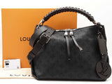 Louis Vuitton Beaubourg Hobo Tote Mm In Black Mahina Leather Fw0326loxzdu