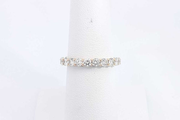 Tiffany & Co. Diamond Eternity Band In 18k Yellow Gold 2.5g Sz 6.25 Eb0724orxzsa