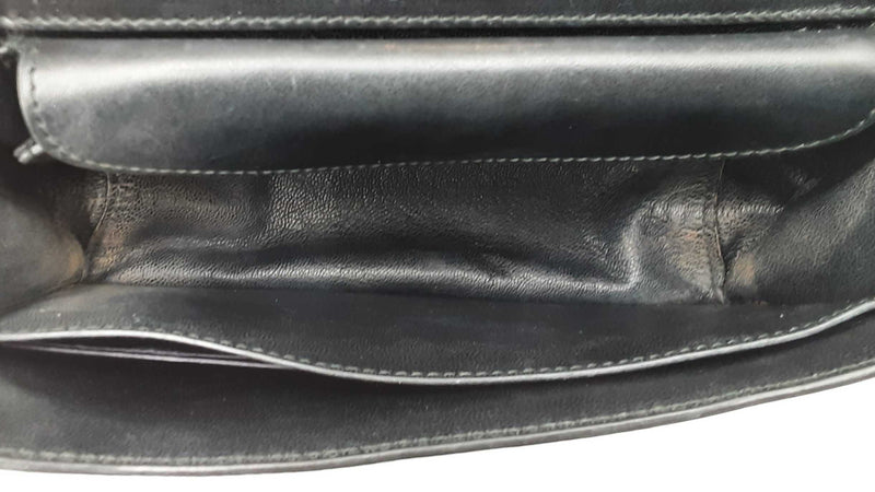 Prada Animalier Cahier Crossbody In Black Leather Fw0625izxdu