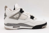 Nike Air Jordan 4 Retro Og White Cement Sneakers Size 9.5 Fv5029-100 Eb0726rxsa