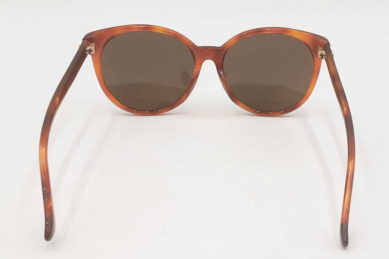 Gucci Orange/brown Acetate Round Sunglasses Sd0525du