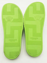 Versace Medusa Neon Green Pool Slides Size 44 Eb0625crsa