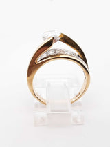 1.0 Cttw Diamond & 14k Yellow Gold Ring 4.5 Grams Size 4.25 Fw1224rxzdu