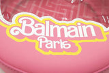 Balmain Barbie Translucent Pink Disco Round Crossbody Eb0425lxxzsa