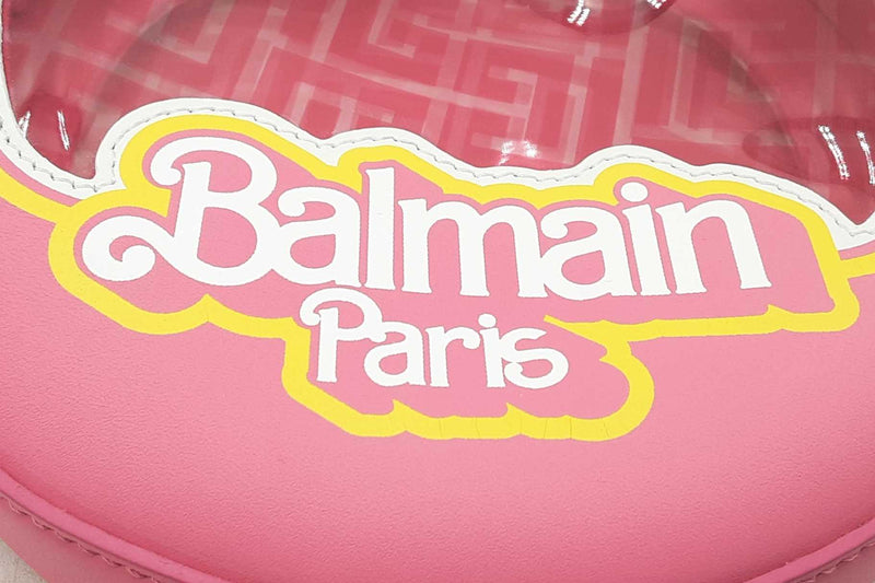Balmain Barbie Translucent Pink Disco Round Crossbody Eb0425lxxzsa