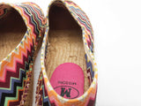 Missoni M Logo Embroidered Espadrilles Size 44 Eu Sd0426lezde