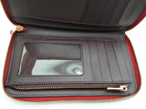 Coach Red Leather Id Zipper Wallet Do0825oxde