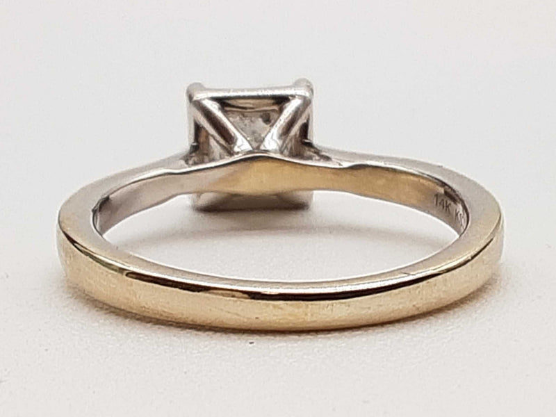 1.0 Cttw Diamond 14k White Gold 3.5g Ring Size 7 Do1224sxzde