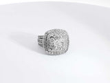 2.81ctw Diamonds 14k White Gold 9.7 Grams Ring Size 6.5 Sd0525lzizsa