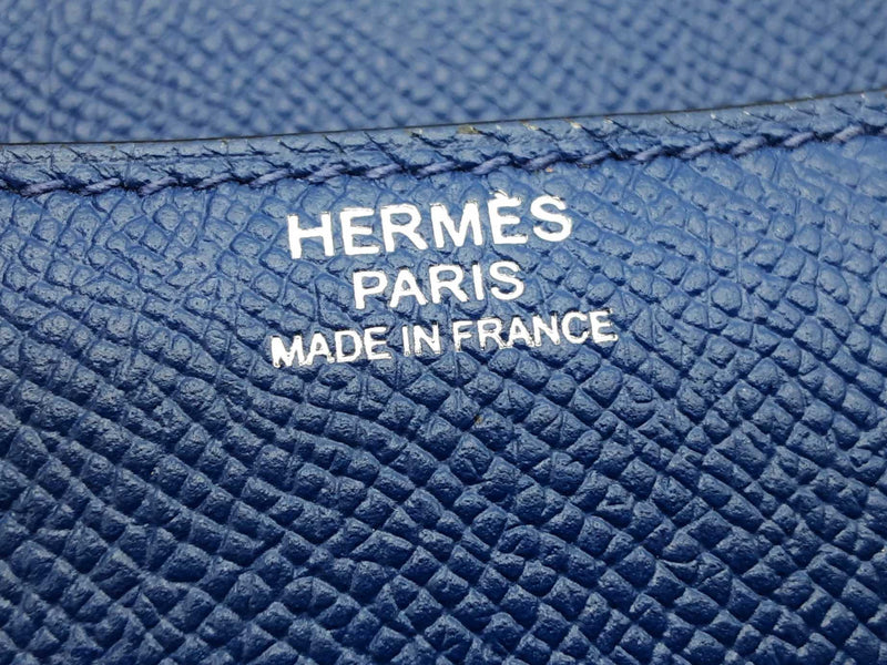 Hermes Constance 24 Bleu Electrique Blue Epsom Palladium Shoulder Bag Do0312lxzxzde