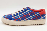 Tory Burch Blue & Red Sport Knit Golf Sneakers Size 7 M Eb0126pxde